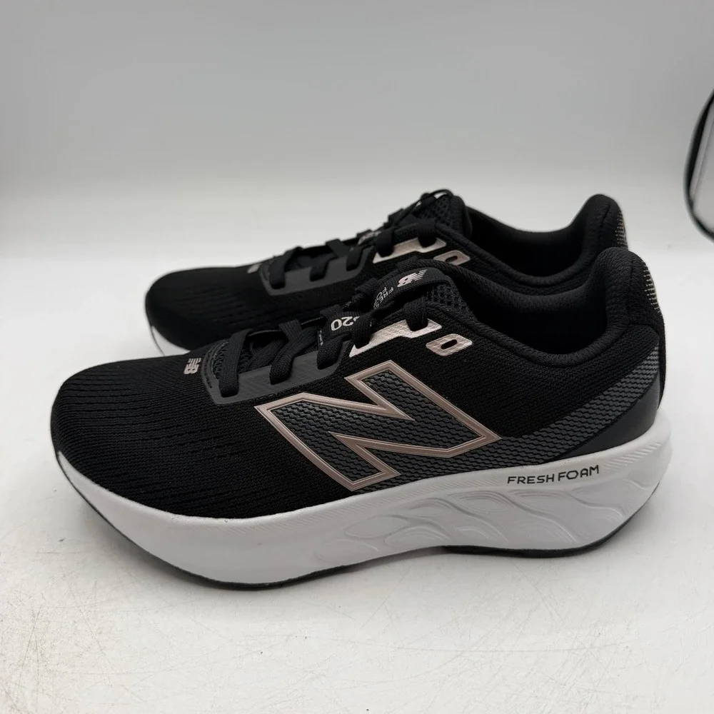 New Balance Fresh Foam 520 v9 Running Shoes Womens Sz 5 B Black/Grey Sneakers